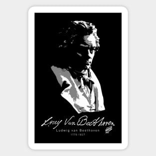 Ludwig van Beethoven, Classical Music-Piano Magnet